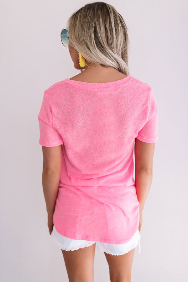 Beach Vibes Shift Tee-Beginning Fashion