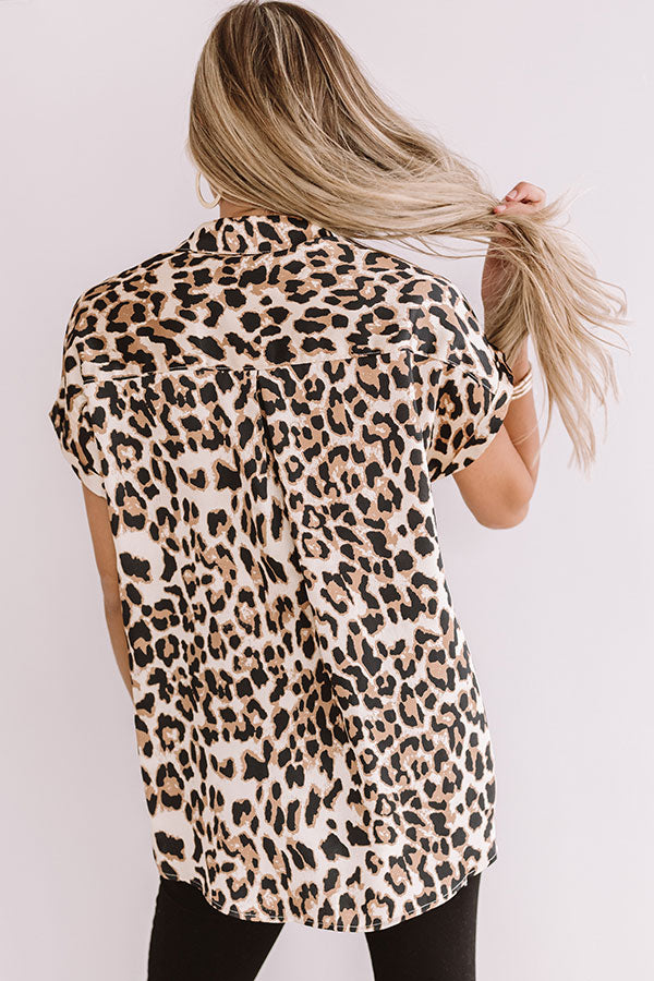 Brooklyn Luxe Leopard Top-Beginning Fashion