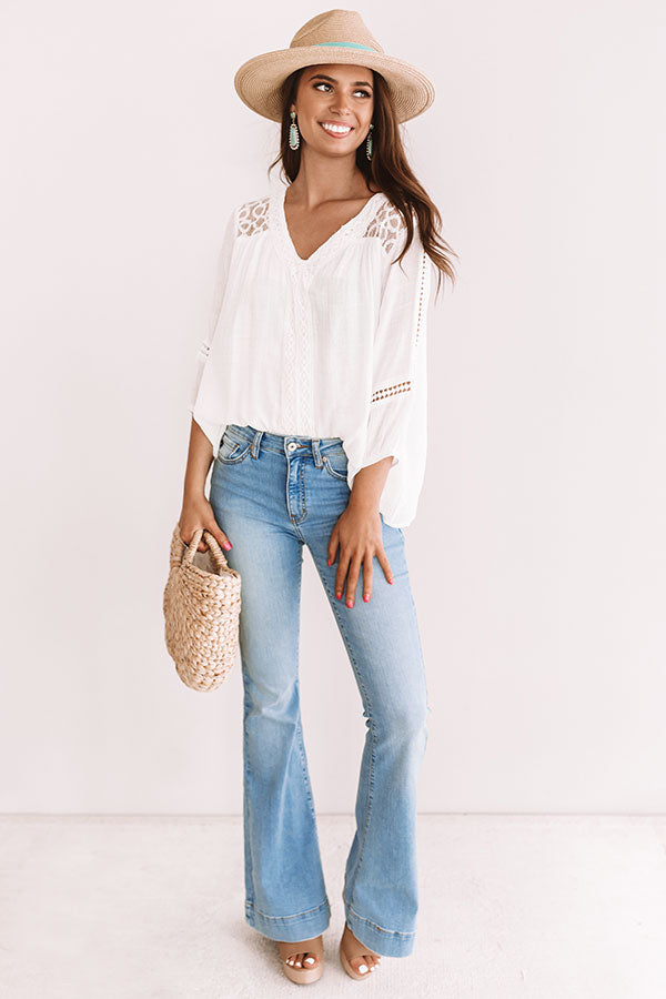 Cape Cod Kisses Lace Top-Beginning Fashion