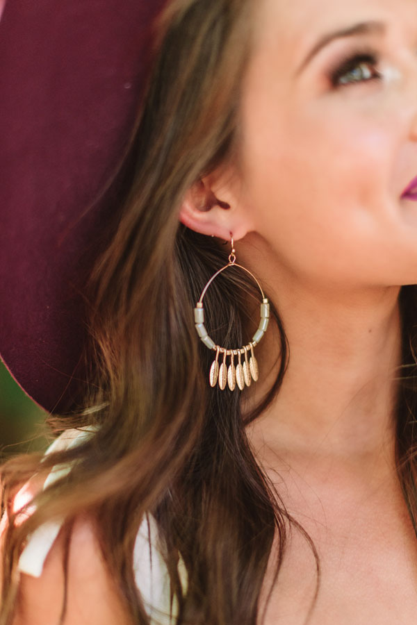 Bahama Breezy Earrings In Ivory-Beginning Fashion