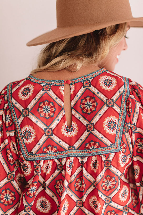 Getting Intricate Shift Top-Beginning Fashion