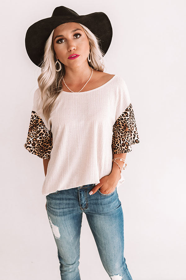 Brighton Brunch Leopard Shift Top-Beginning Fashion