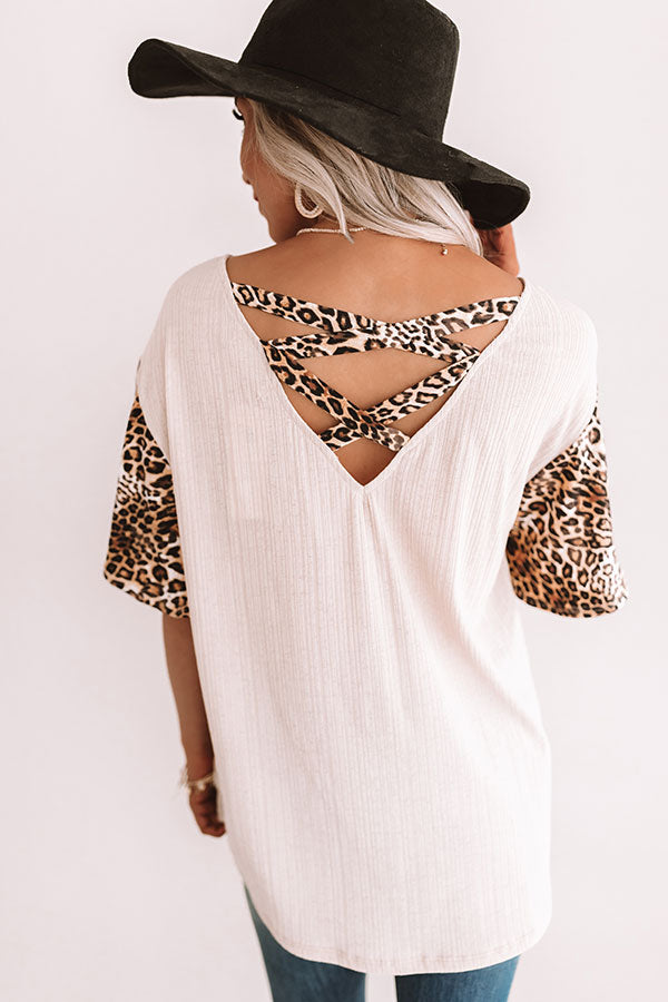 Brighton Brunch Leopard Shift Top-Beginning Fashion