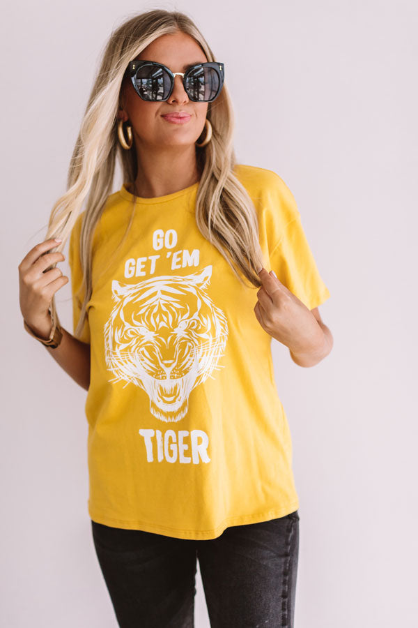 Go Get'em Tiger Tee-Beginning Fashion
