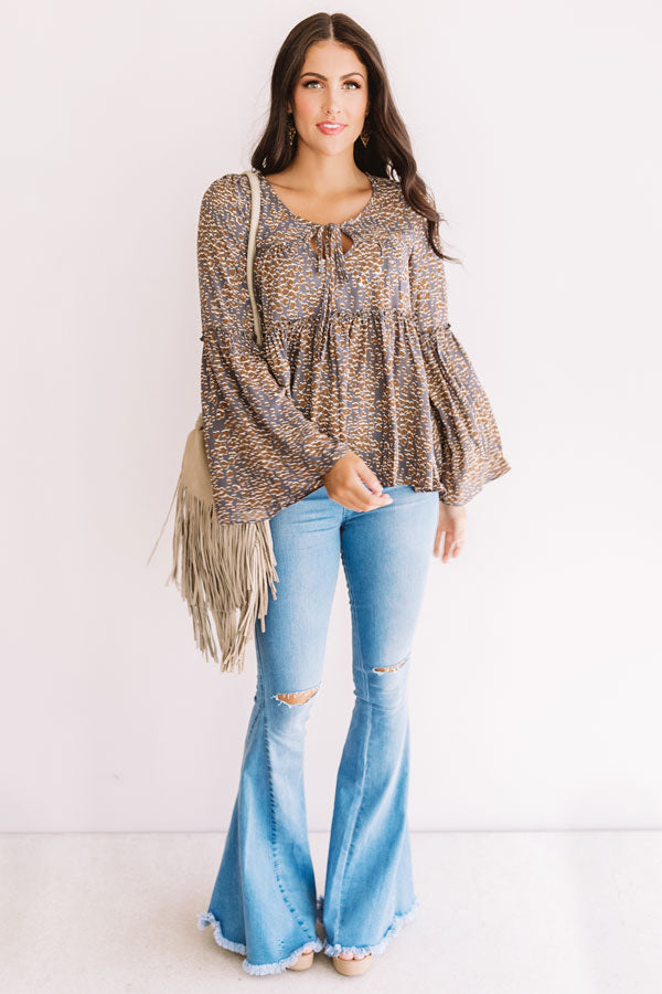 Giddy For Fall Shift Top-Beginning Fashion