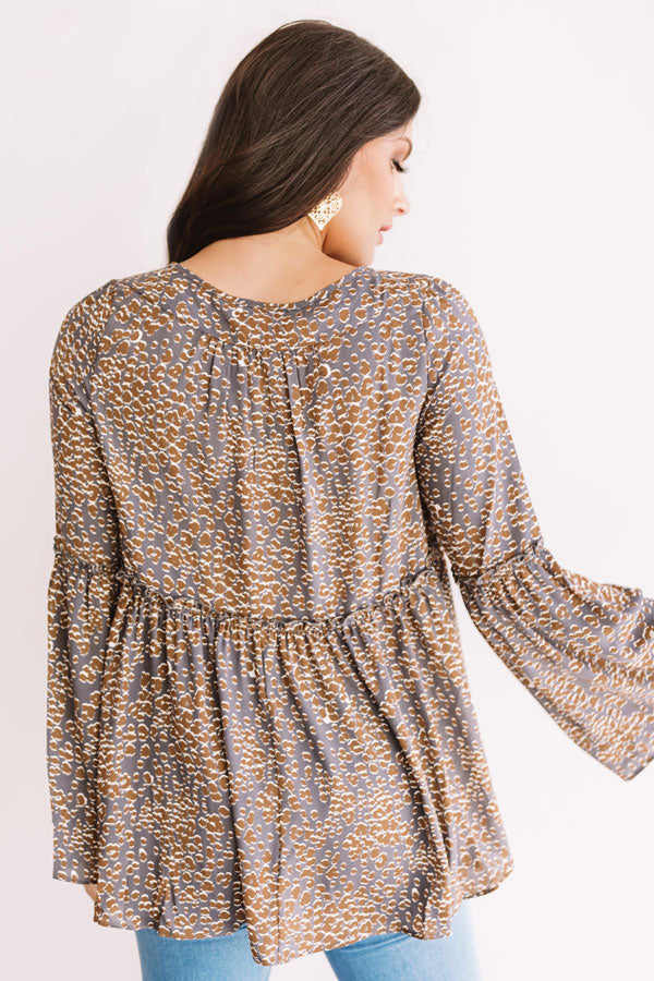 Giddy For Fall Shift Top-Beginning Fashion