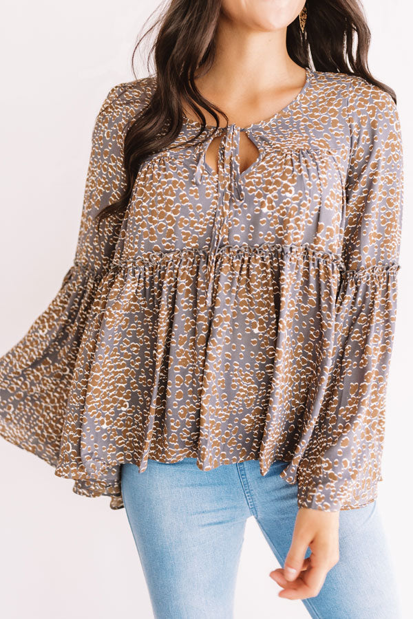 Giddy For Fall Shift Top-Beginning Fashion