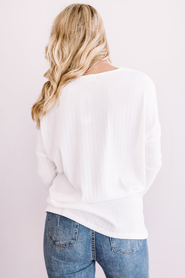 Give Me Some Sugar Shift Top In White-Beginning Fashion