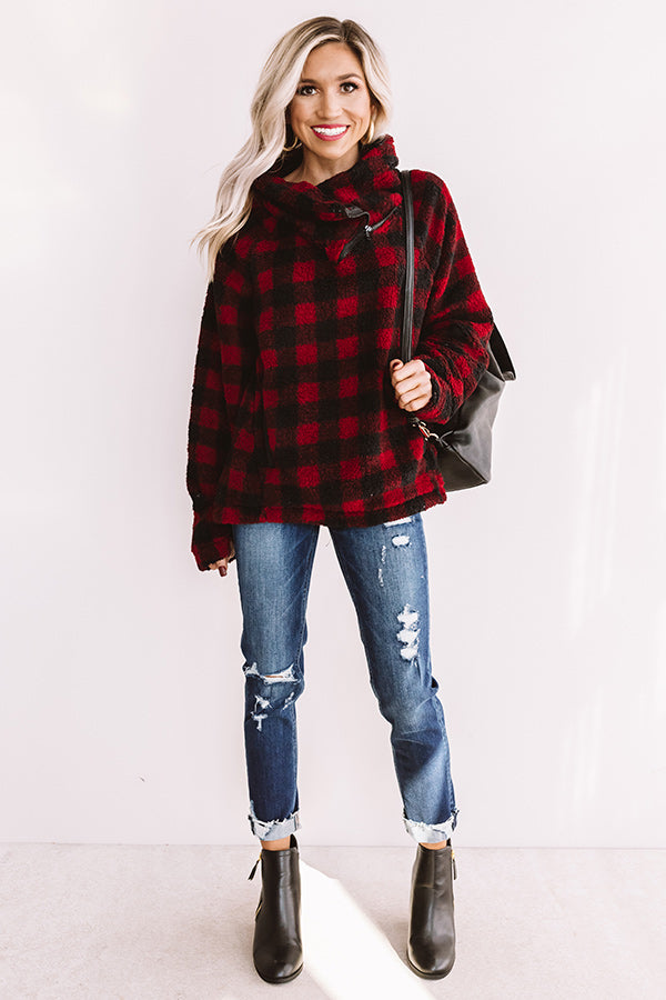 Cider And Softness Fleece Pullover-Beginning Fashion