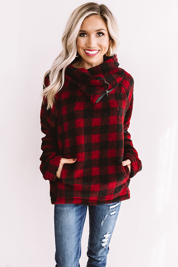 Cider And Softness Fleece Pullover-Beginning Fashion