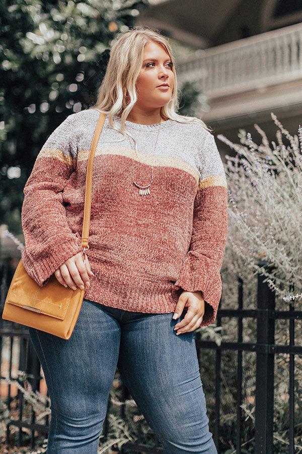 Favorite Season Chenille Sweater  Curves-Beginning Fashion