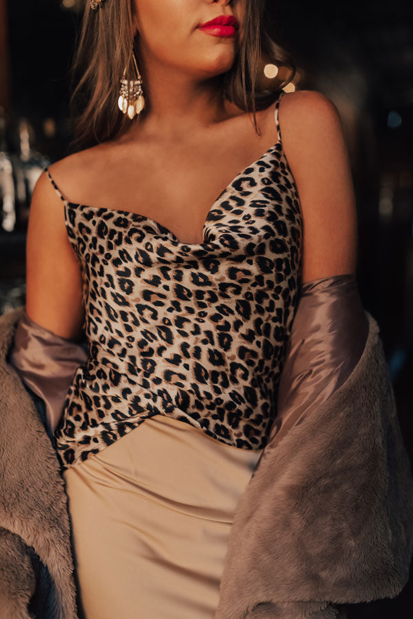 Close Up Ready Leopard Shift Tank-Beginning Fashion