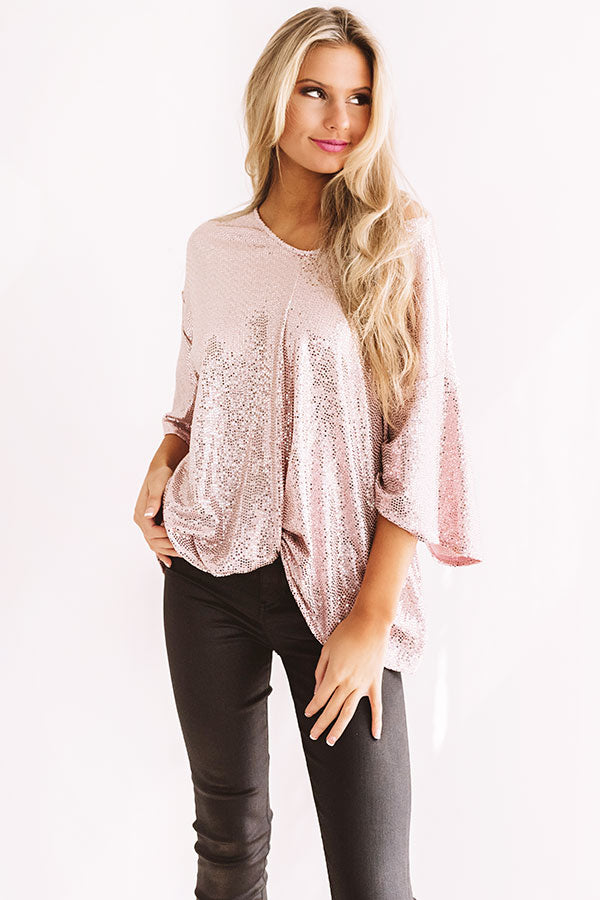 Chic, My Dear Sequin Top-Beginning Fashion