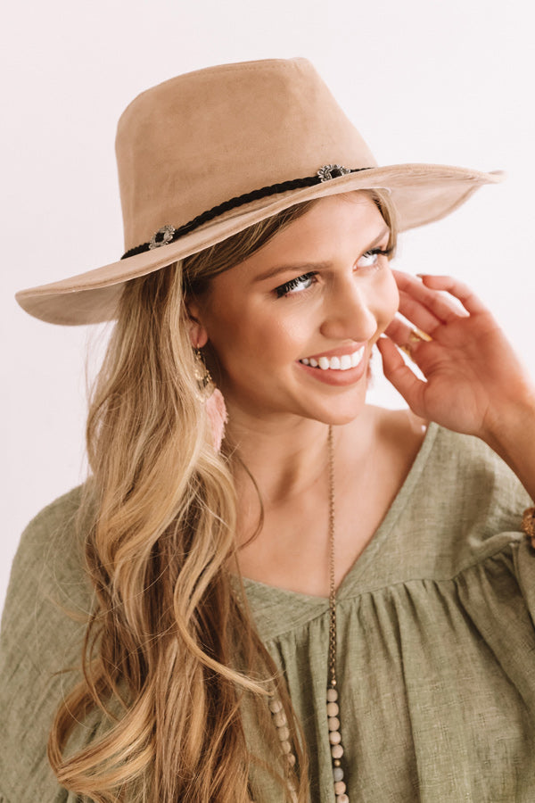 Chic Simplicity Hat In Tan-Beginning Fashion