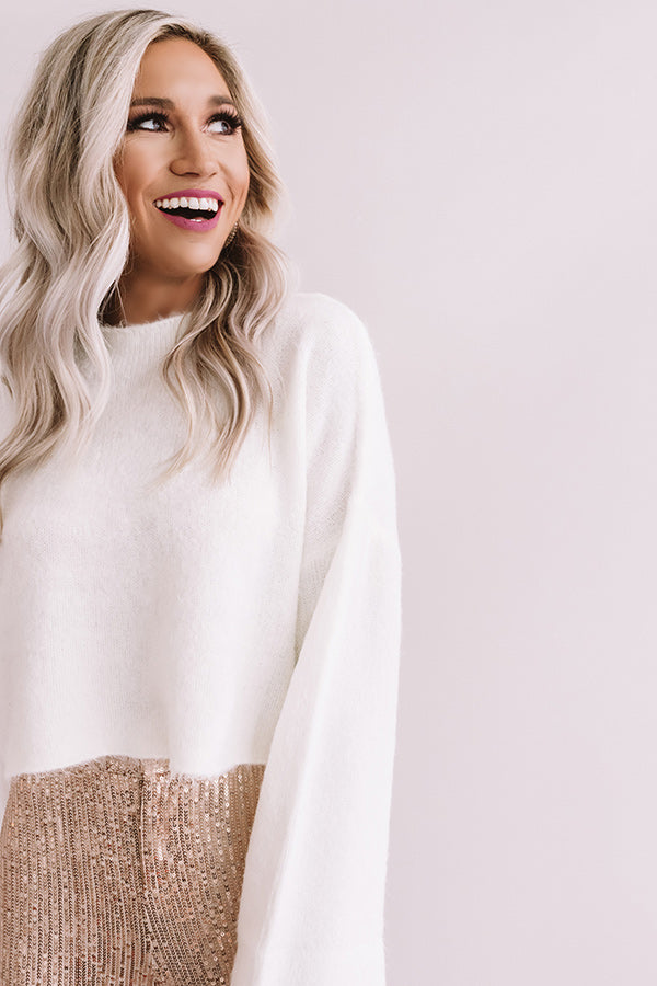 Feeling Flirtatious Shift Sweater-Beginning Fashion