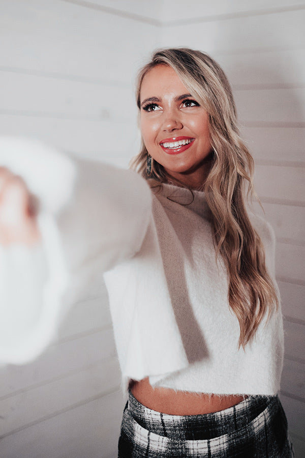 Feeling Flirtatious Shift Sweater-Beginning Fashion