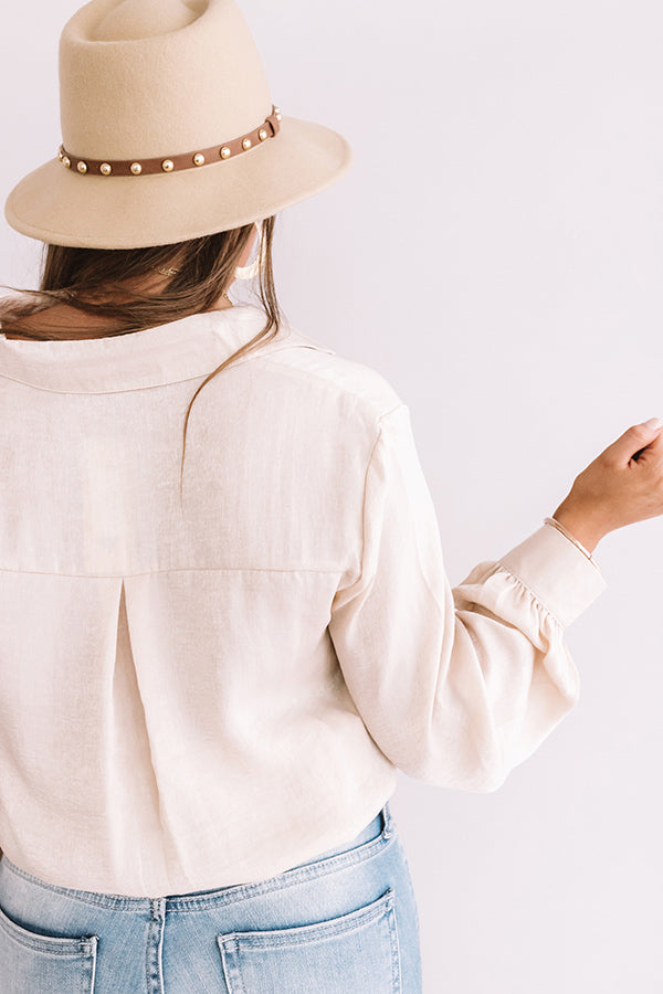 Brooklyn Bound Button Up Top-Beginning Fashion