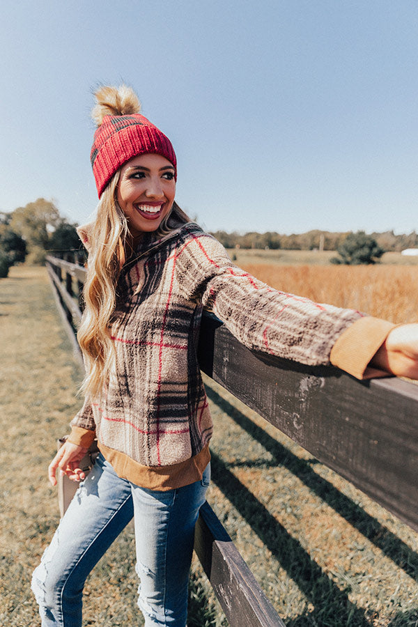 Classic Style Plaid Pullover-Beginning Fashion