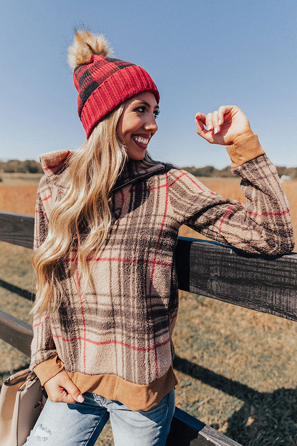 Classic Style Plaid Pullover-Beginning Fashion
