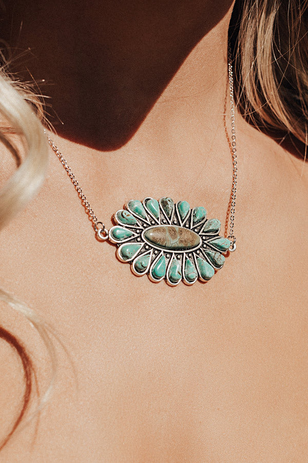 Boho Bliss Turquoise Necklace-Beginning Fashion