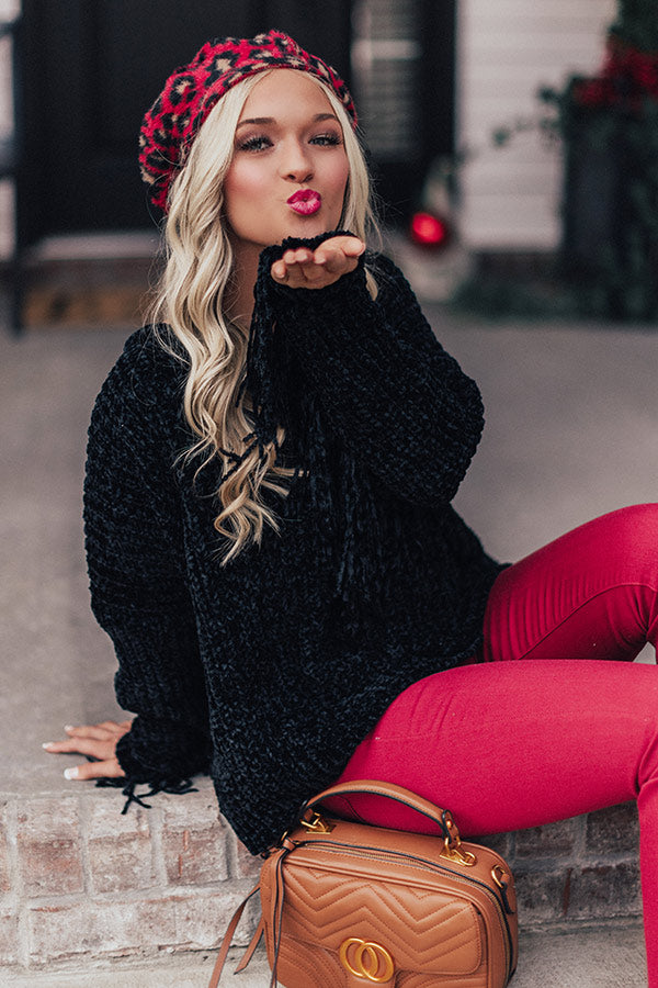 Back To Chat Leopard Beret-Beginning Fashion