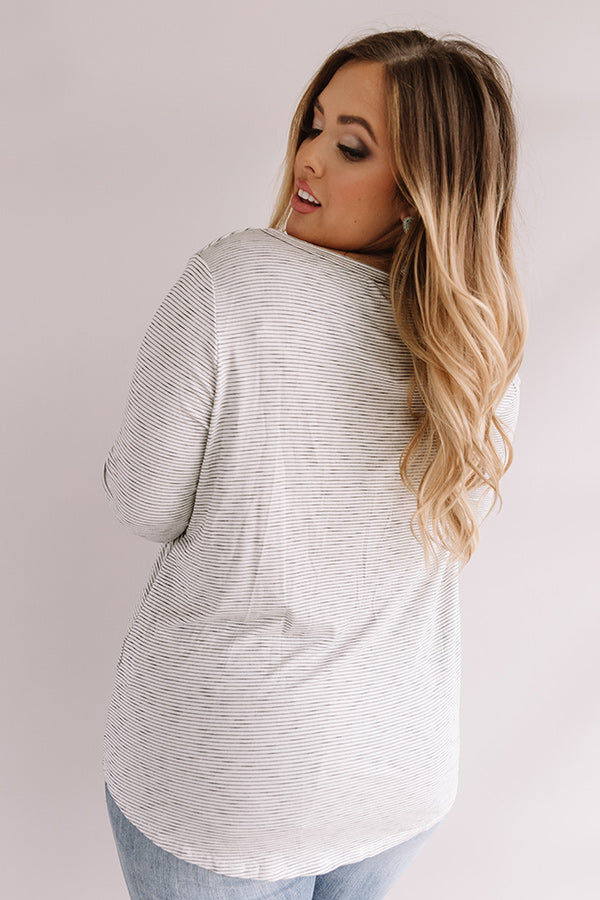 Cali Calling Stripe Top Curves-Beginning Fashion