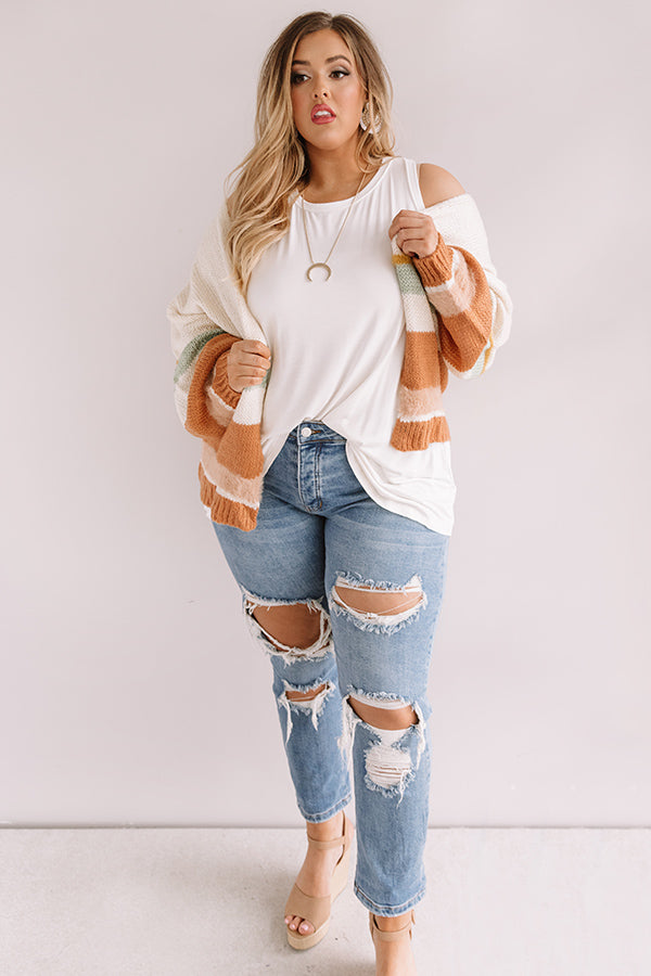 Back To Chat Shift Tank In White  Curves-Beginning Fashion