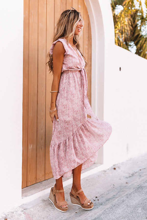 Bayside Bound Front Tie Midi-Beginning Fashion