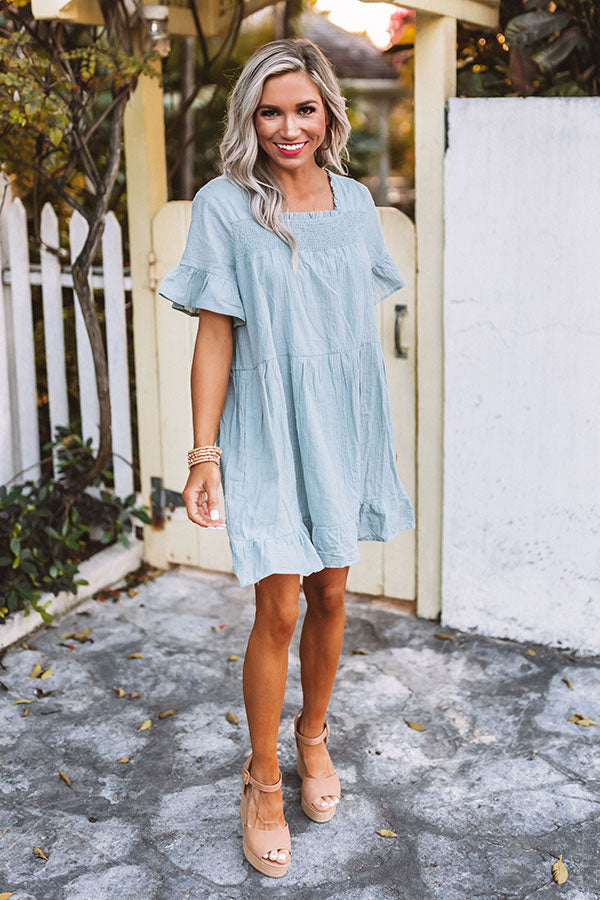 Beyond Bali Shift Dress in Pear-Beginning Fashion