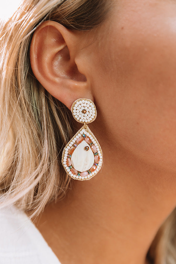 Costa Maya Beaded Earrings-Beginning Fashion