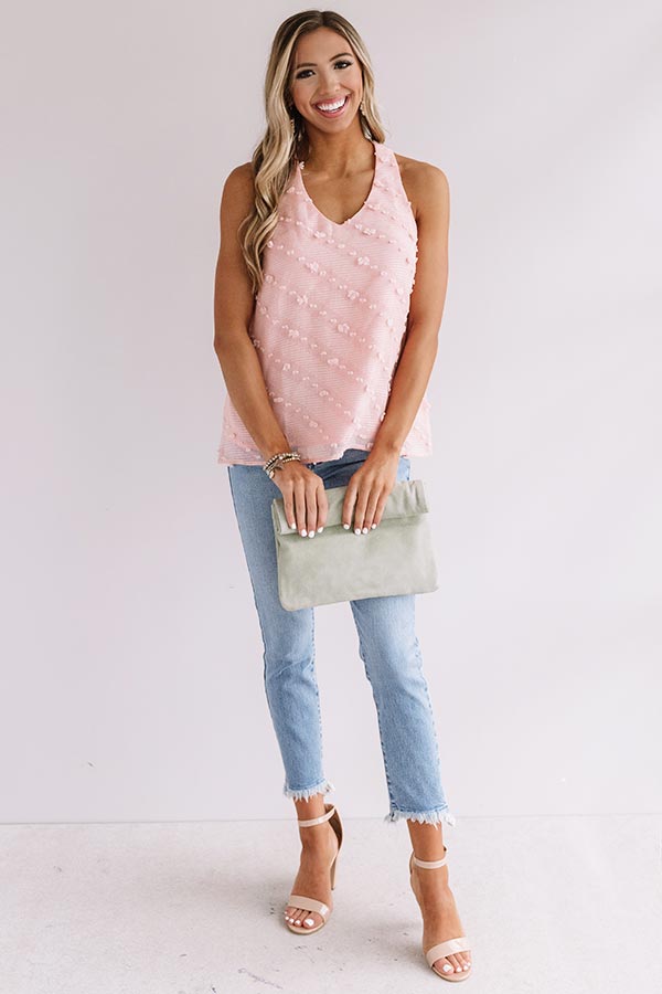 Beach Refresh Shift Tank In Peach-Beginning Fashion