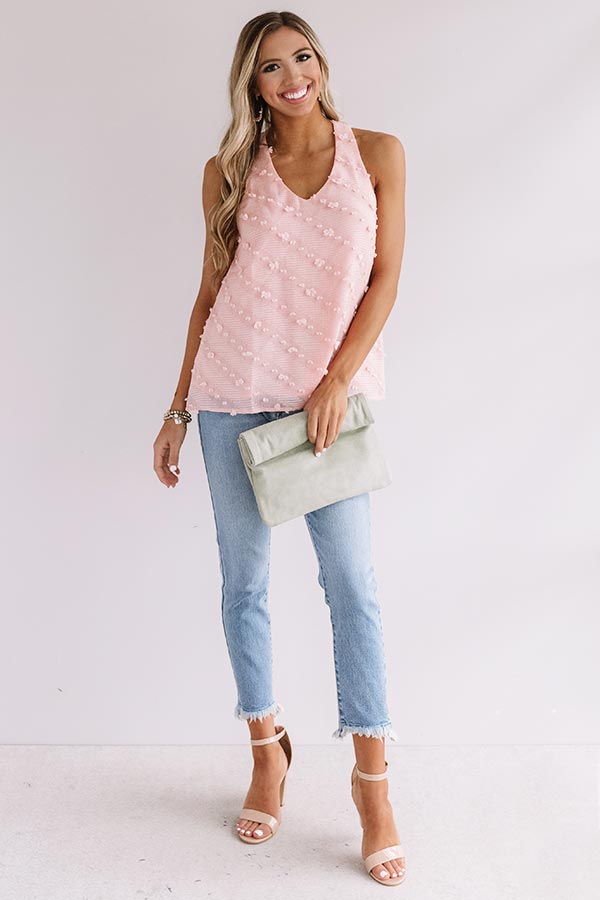 Beach Refresh Shift Tank In Peach-Beginning Fashion