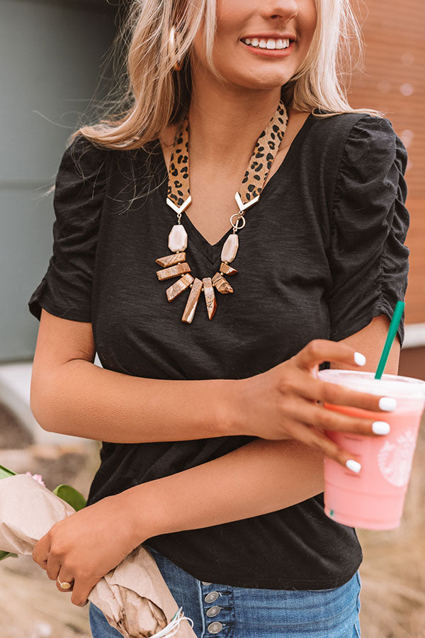 Chic Reputation Leopard Necklace-Beginning Fashion