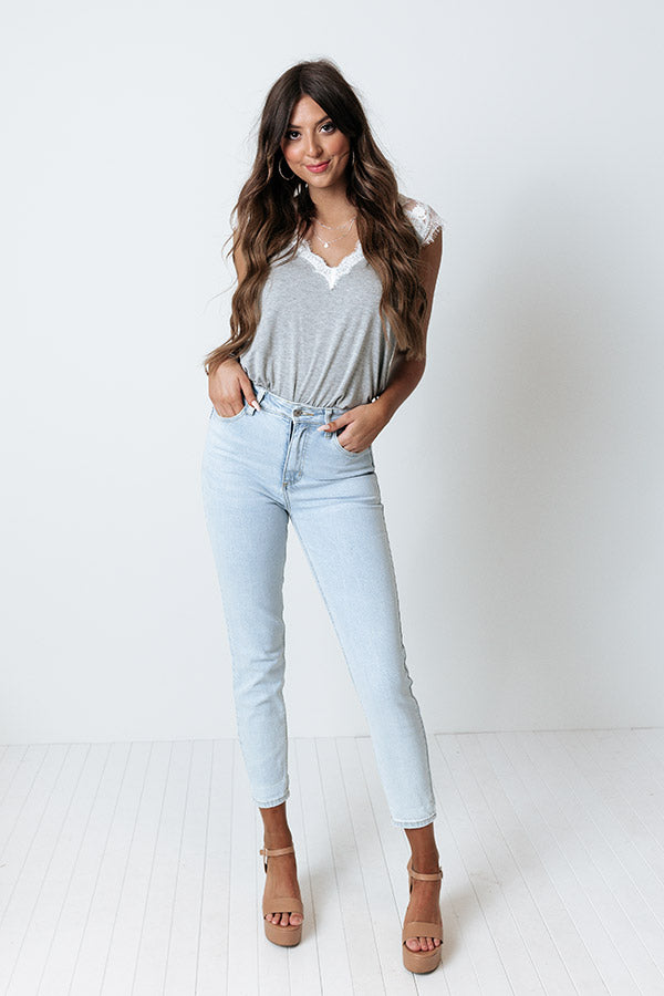 Cayman Crushing Shift Top In Grey-Beginning Fashion