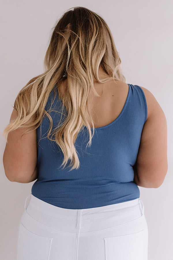 Best Coast Henley Bodysuit In Riverside Curves-Beginning Fashion