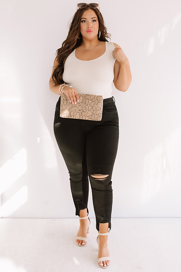 Basic Instincts Seamless Tank In Beige Curves-Beginning Fashion