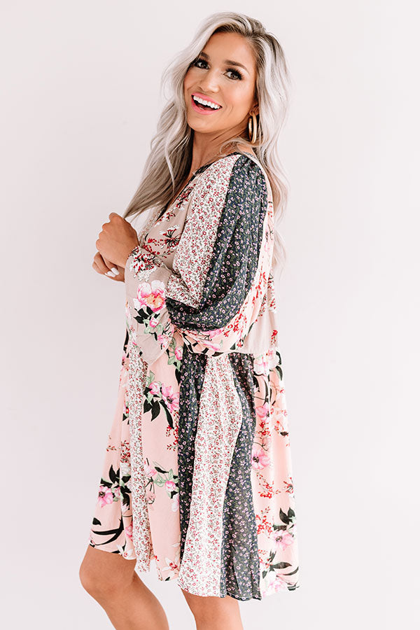 Beach Cottage Shift Dress-Beginning Fashion