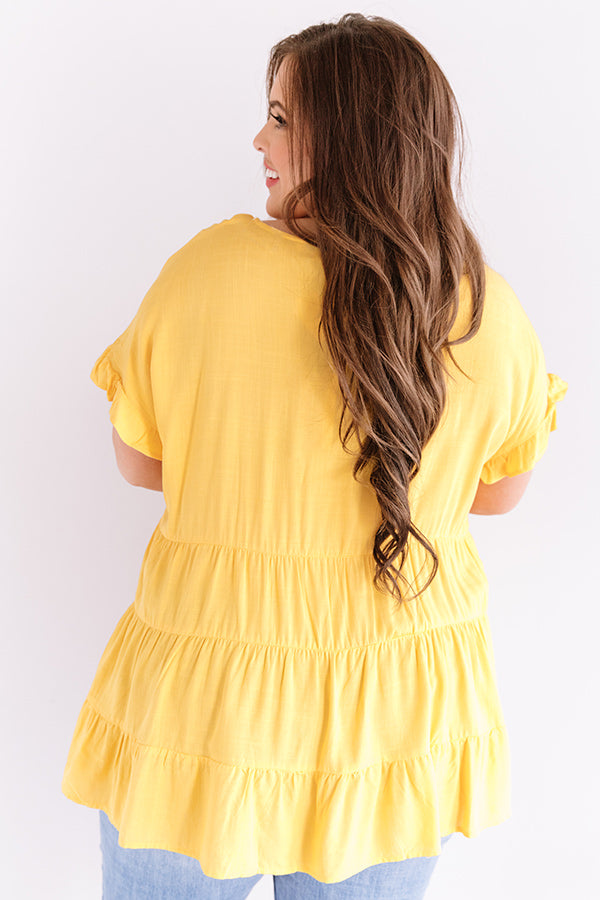 Harbor Happy Hour Shift Top  Curves-Beginning Fashion