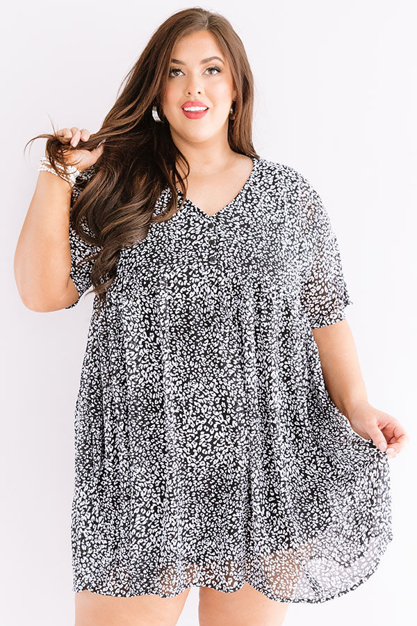 Bali Buzz Shift Dress Curves-Beginning Fashion