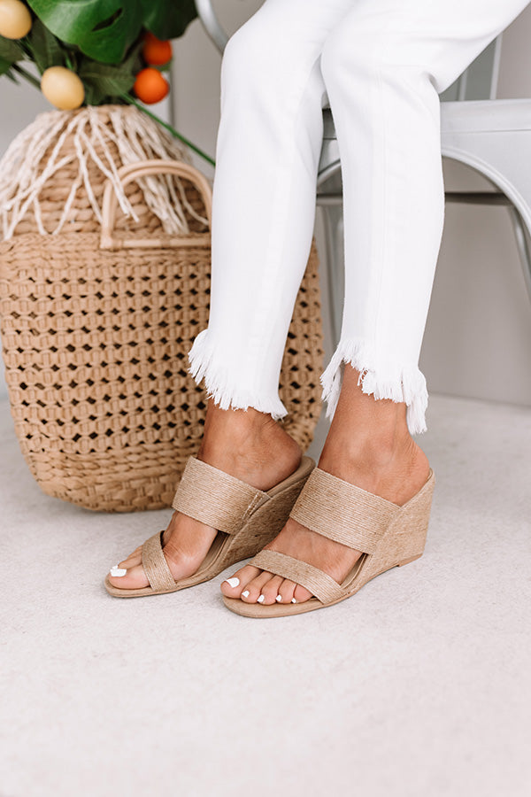 Five Star Jute Wedge-Beginning Fashion