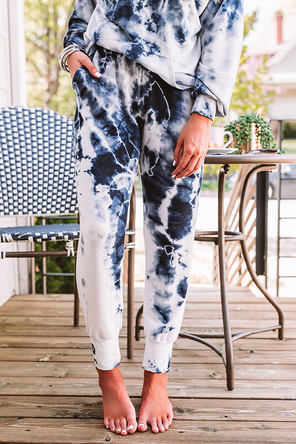 Chill Space Tie Dye Joggers-Beginning Fashion