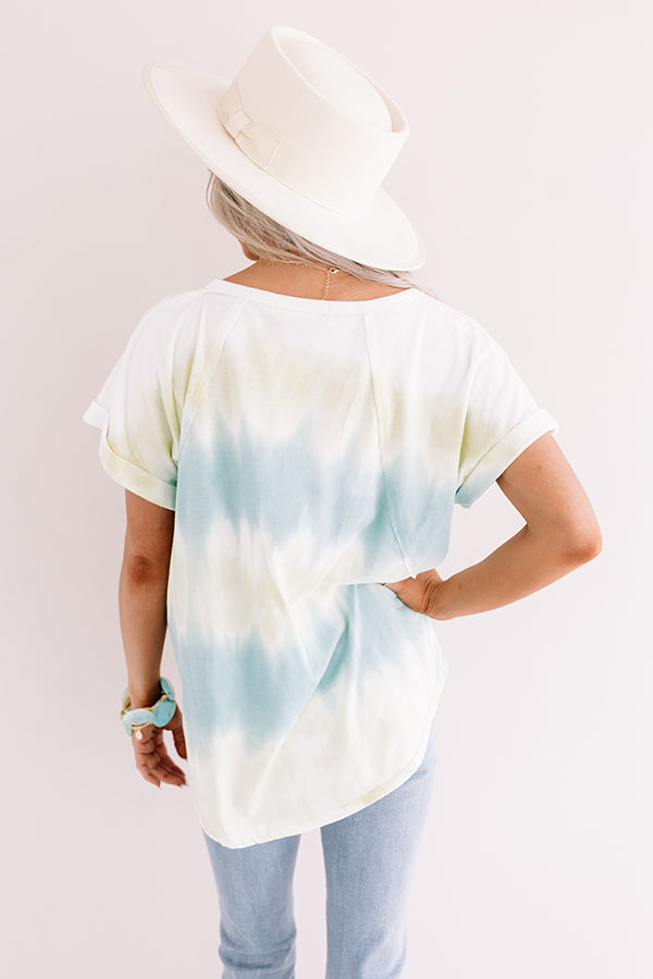 Backyard Oasis Tie Dye Tee-Beginning Fashion