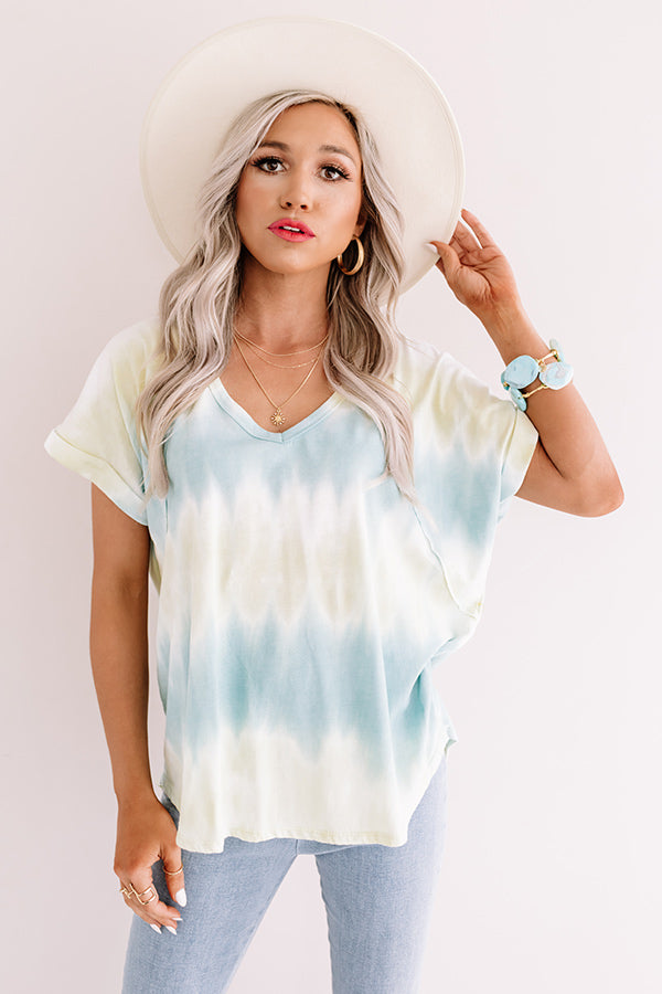 Backyard Oasis Tie Dye Tee-Beginning Fashion
