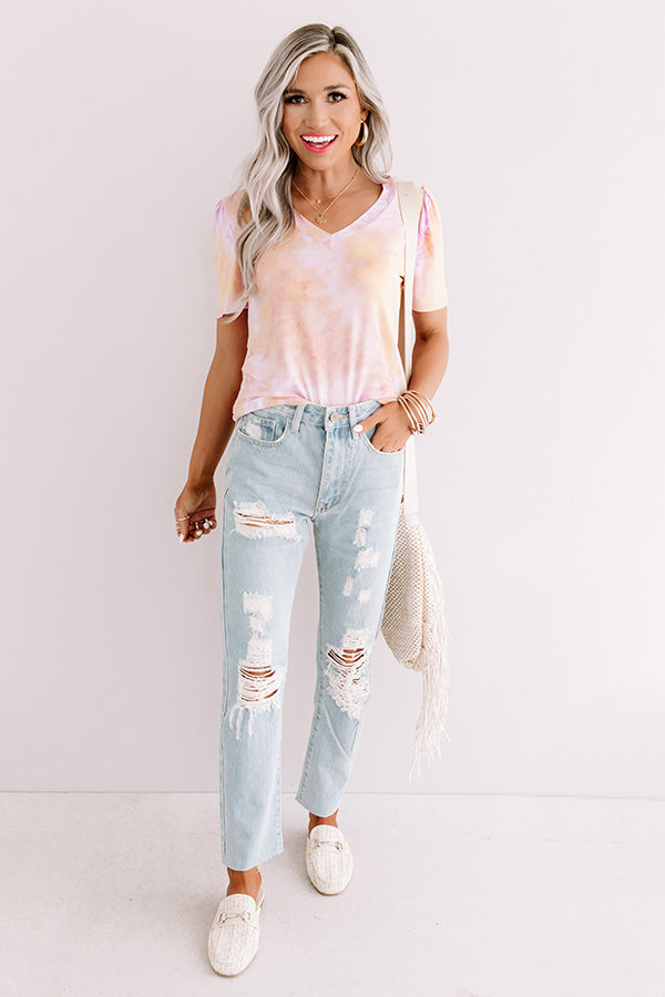Casually Crushing Tie Dye Top-Beginning Fashion
