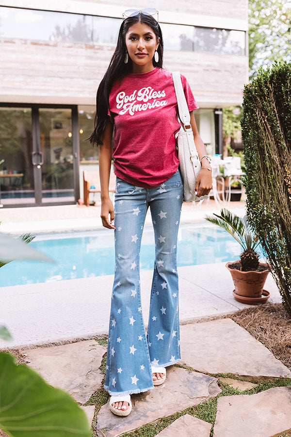 God Bless America Shift Tee-Beginning Fashion