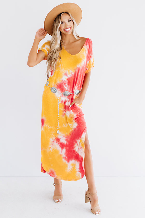Beach Chic Tie Dye Maxi-Beginning Fashion