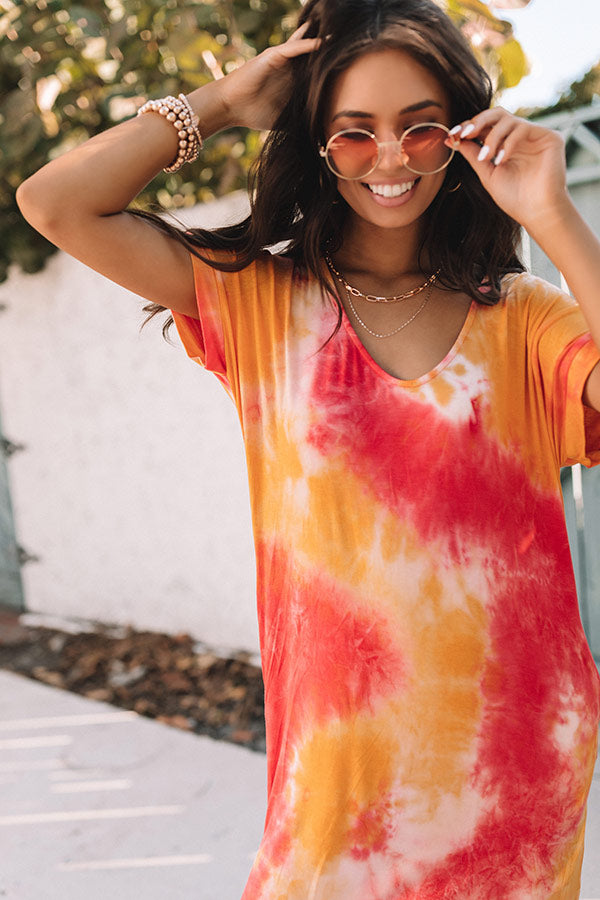 Beach Chic Tie Dye Maxi-Beginning Fashion