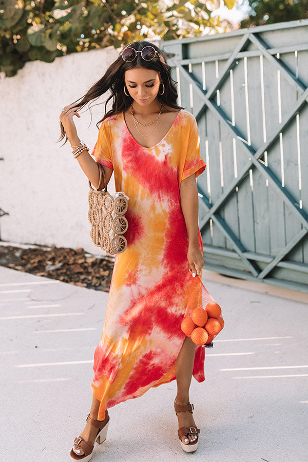 Beach Chic Tie Dye Maxi-Beginning Fashion