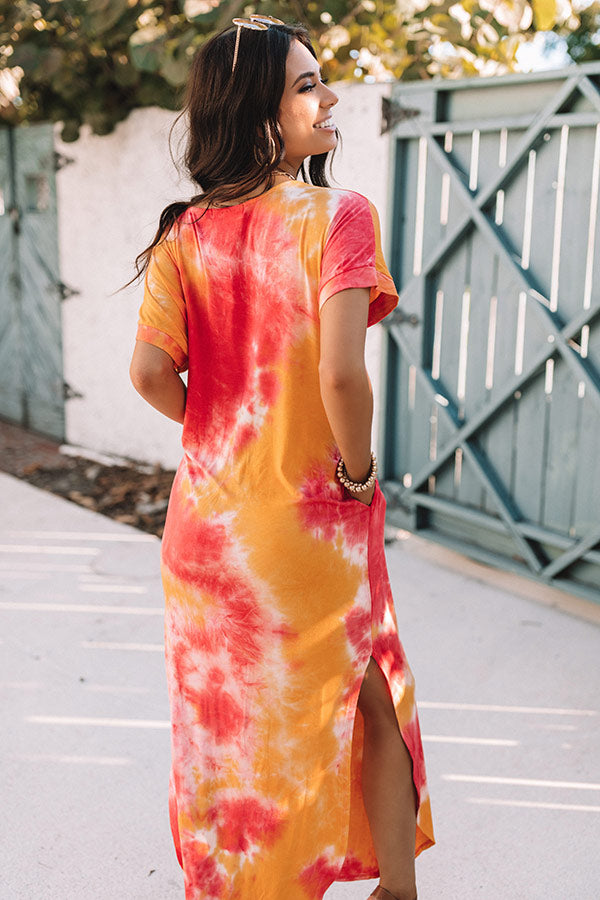 Beach Chic Tie Dye Maxi-Beginning Fashion