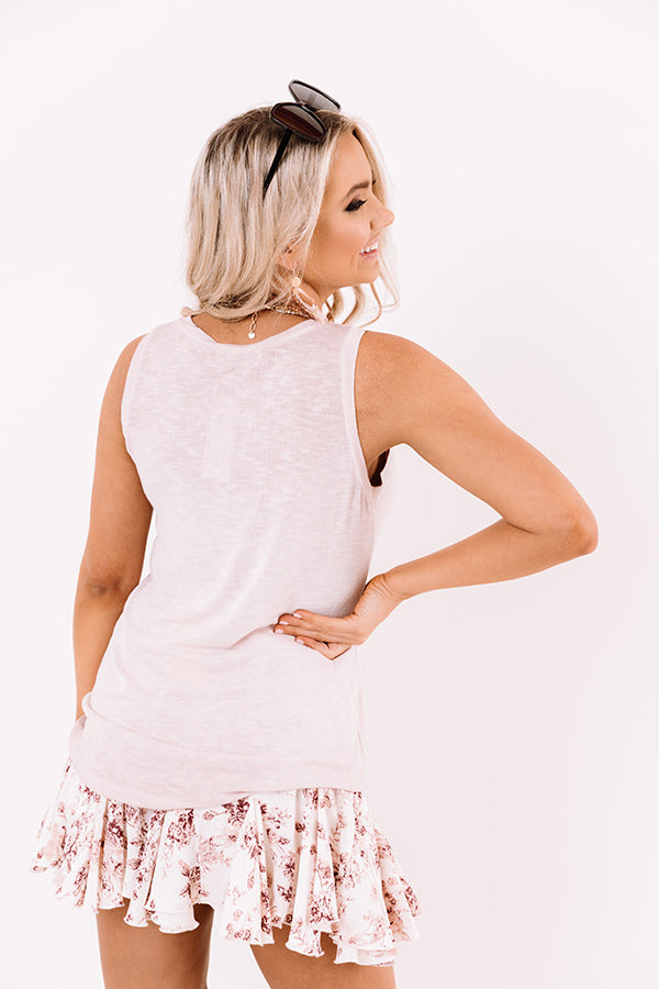 Good Changes Ahead Shift Top In Blush-Beginning Fashion